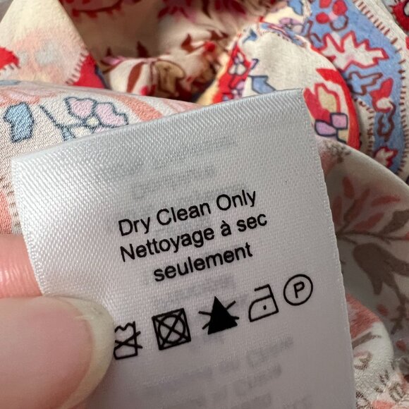 Veronica Beard Kaydence Paisley Silk Midi Skirt Multi  Ruffle Sheer 00 - Picture 14 of 16